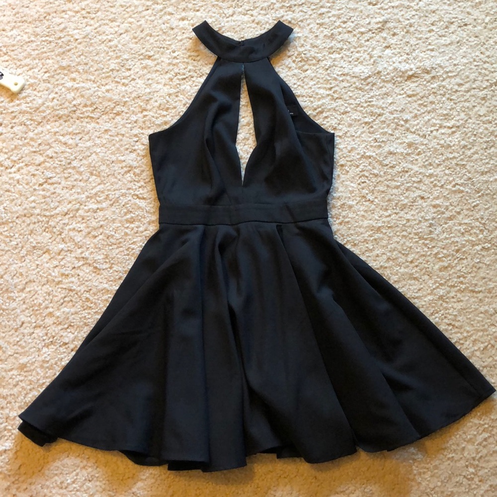Lulu’s Black Skater Dress
